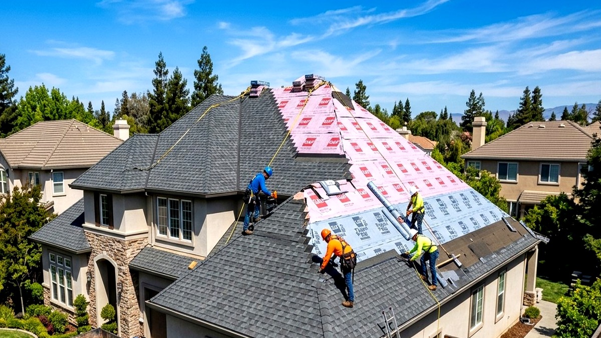 Energy-Efficient Low-Slope and Residential Roof Installation in Union City, CA